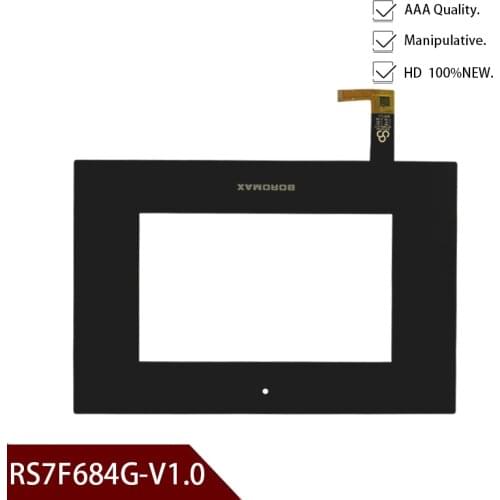 Black Original A+ RS7F684G-V1.0 replacement touch screen digitizer glass touch panel Free shipping