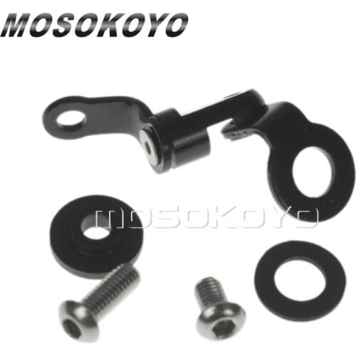 CNC Motorcycle Fluid Tank Brake Clutch Reservoir Mount Bracket Muti Angel Adjustable For harley Yamaha Suzuki Cafe Racer Street