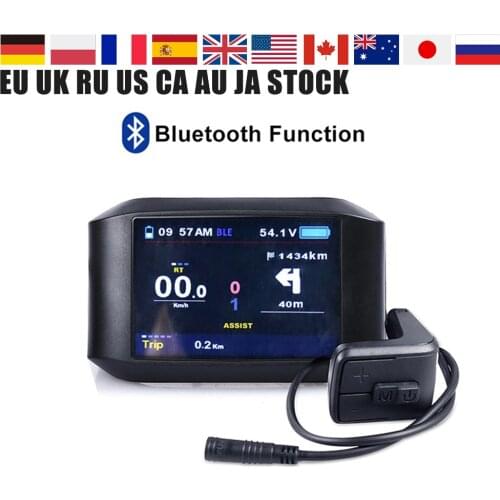 Bluetooth Electric Bicycle 750C Display For BAFANG BBS BBS01 BBS02 BBS03 BBSHD Mid Drive Bike Motor Wireless Screen Support IOS