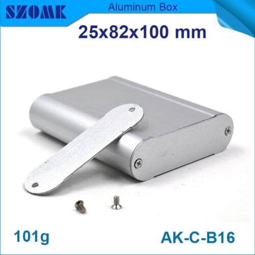 Smooth aluminum cabinet ectruded junction case (4pcs) electrical aluminium enclosure 25*82*100mm