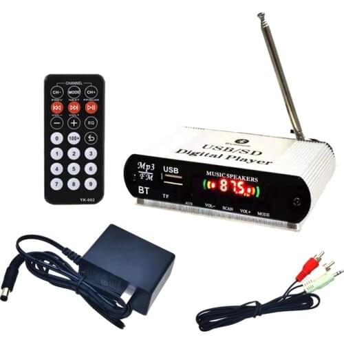 Kentiger MP3 LED 5.0 Bluetooth Player U Disk TF Card FM AUX