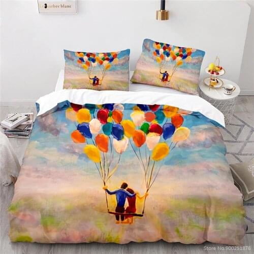 Oil Painting Couples Lovers 3D Printed Bedding Set Twin Full Queen King Duvet Cover Set Home Textile for Bedroom Boys Girls Gift