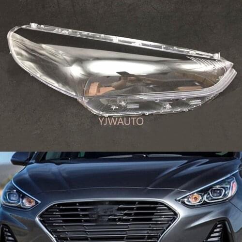 For Hyundai Sonata 2017 2018 2019 Headlamp Lens Car Replacement Clear Auto Shell Car Headlight Covers