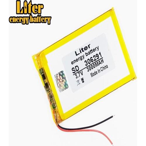 306291 3.7V 3000mah Lithium polymer Battery With Protection Board For GPS Tablet PC Digital Products