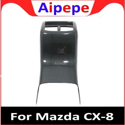 For Mazda CX-8 CX 8 CX8 2017 2018 ABS Rear Dashboard Air Conditioner AC Vent Outlet Cover Protector Trim Sticker Car Accessories