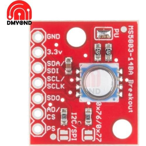 New MS5803-01BA High Precision Fluid Liquid Gas Pressure Sensor Module Waterproof for Arduino 10 to 1300 mbar -40-125 Celsius