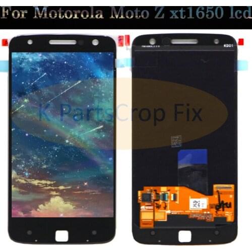 Tracking No. 100% tested For Motorola Moto Z xt1650 LCD For moto Z XT1650 Display LCD Screen Touch Digitizer Assembly