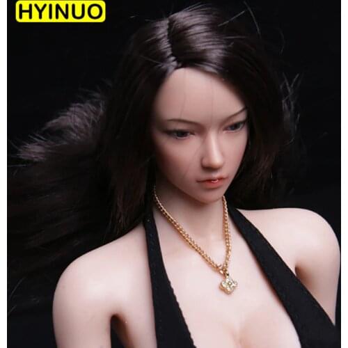 1/6 Scale Necklace Women Fashion Four-leaf Clover Necklace Female Metal Jewelry Playing Toy for 12" Action Figure Body Accessory