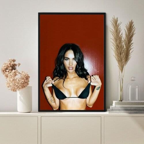 Megan Fox Poster Music Star Singer Hip Hop Rap Canvas Print Wall Painting Home Decoration