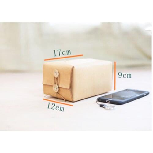 Leather craft template cutter Tissue box case die cutting knife mould leather hole punches tool set deri el aletleri