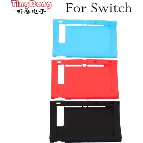 Silicone Rubber Soft Host Display Screen Protective Skin Cover Case For Nintend Switch NS Console protector Shell Replacement