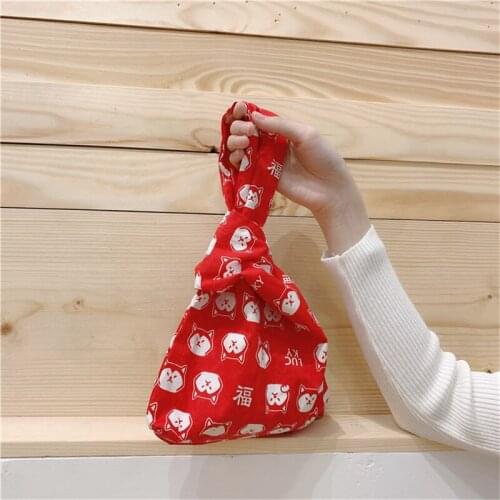 Jiessie&Angela Small Fabric Handbag Wrist Wallet Pouch Womens Bags Wristlet Fashion Handbags For Women Tote Open Wrist