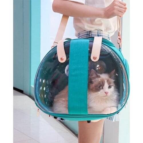 Transparent Cat Bag Pet Carrier Big Space Breathable Small Dog Cat Backpack Foldable Pets Outdoor Travel Bag Pet Products