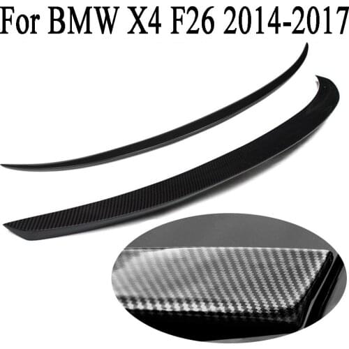 Carbon Fiber Rear Wing Trunk Lid Spoiler Wing For BMW X4 F26 2014 2015 2016 2017