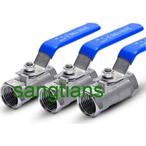 1 1/4" DN32 Stainless Steel 1- Piece Ball Valve, SS304 ,Economical Water Valve ,stainless steel ball valve,ball valve DN20