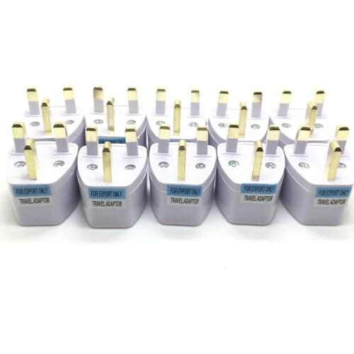 1Pcs UK Electrical plug socket adapter converter