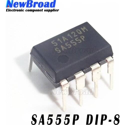 10pcs SA555P DIP8 SA555N DIP SA555 RC555N RC555 DIP-8