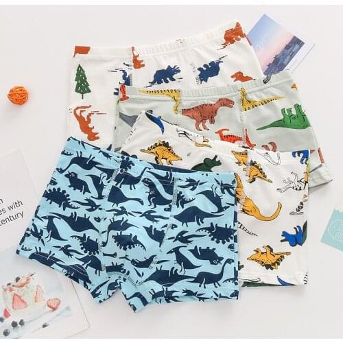 2Pcs/Lot Boys Panties Cotton Underwear 1-12 Year Cute Underpants Cartoon Kids Panties Children Short Briefs Little Boy Underwear