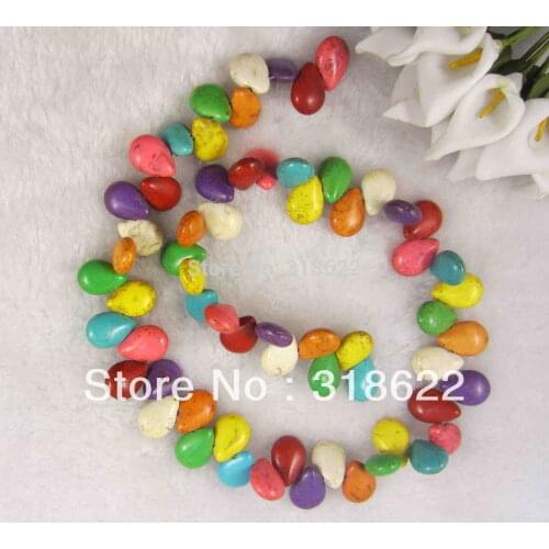 2015 Limited New Free Shipping,300pcs/lot,14*10*5mm Drop Water Natural Beads,semi-finished Loose Stone Beads Fashion