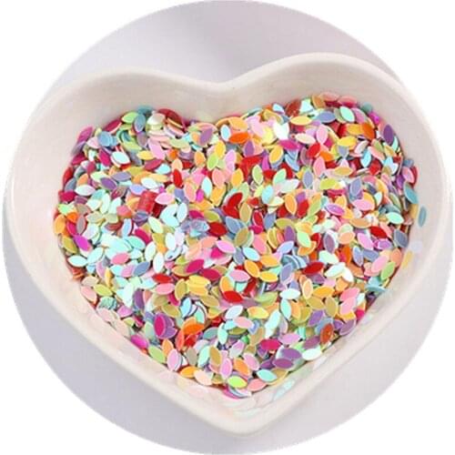 4x2mm horse eye nails sequins children DIY rice grain beads PVCAB color small patch clothing accessories JJ325