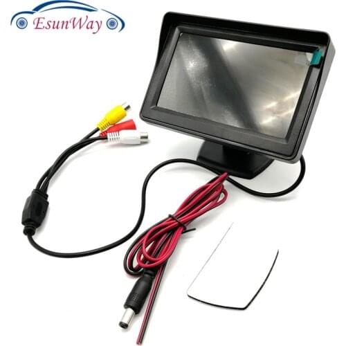 Car Monitor 4.3" Screen For Rear View Reverse Camera TFT LCD Display HD Digital Color 4.3 Inch PAL/NTSC
