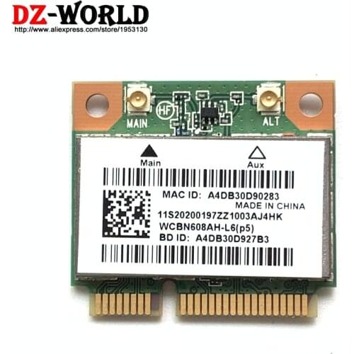 NEW AR5B225 half Mini PCI-E WIFI bluetooth Wireless card for Lenovo G585 U310 U410 20200197