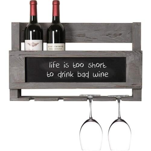 Wooden Wine And Goblet Rack, Wine Rack Wall Rack Bar cabinet