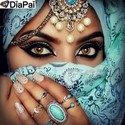 DIAPAI Art 5D Diy Diamond Painting "Beauty character" Diamond Pictures Cross Stitch 3D Rhinestone Embroidery Decor A26919