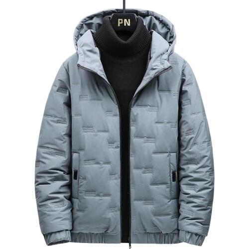 2021 New Autumn and Winter Youth Mens Cotton Jacket Casual Cotton Jacket Mens Cotton Jacket Hooded Loose