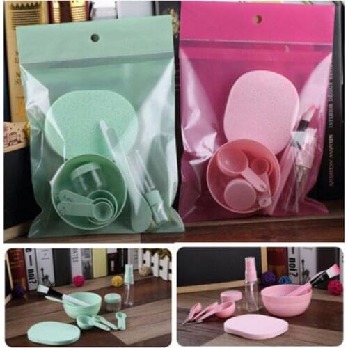 9 in 1 DIY Mask Bowl Brush Beauty Tool Homemade Stick Spoon Set Measuring Mixing Bottle Bowl Make Spray up J4A0