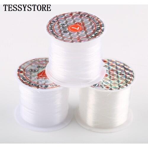 Non-elastic Transparent Strong Crystal Beading Line Cord Thread String For Jewelry Making Necklace Bracelet DIY Accessories