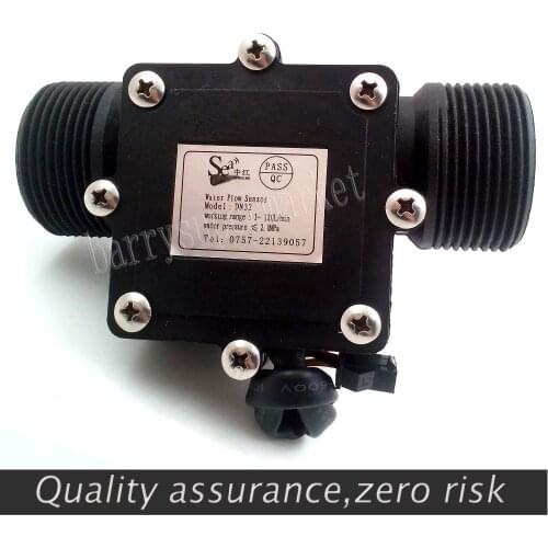 Water Flow meter flowmeter Hall Sensor Switch counter fuel gauge indicator caudalimetro flow device DN32 G1-1/4" 1-120L/min