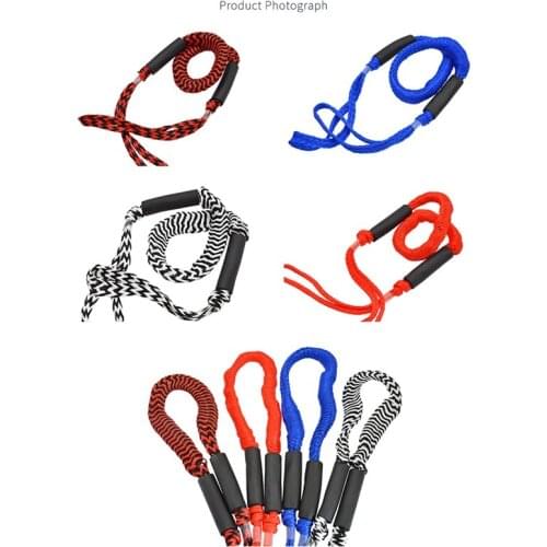 Boat Bungee Dock Lines Shock Bungee Docking Rope Stretchable Mooring Rope Foam Float Fishing Boat Pontoon Accessories