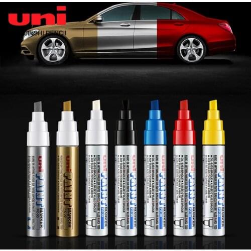 7PCS / 7Colors uni paint pen, colorfast, waterproof, car tire touch-up pen PX-30 oversized graffiti hand-painted oily marker