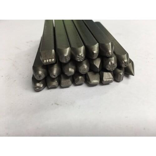 Jewellery making Steel Design Stamp Punch 20pcs Steel Floral Jewelry Punch jewellery mold