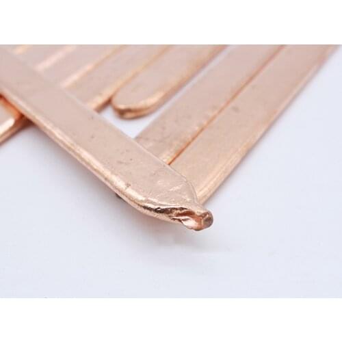 High power heat pipe flat copper tube cooling rod 105mm 120mm 160-230mm ulti-specification sintered heat pipe mold cooling rod