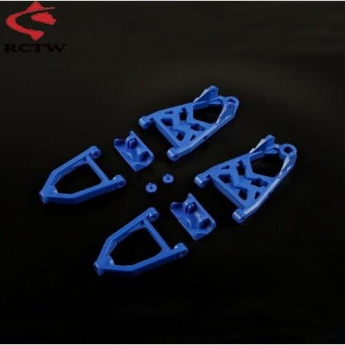 High Strength Nylon Front and Rear Suspension Arm Set for 1/5 Hpi Rovan Baja Km 5b 5t 5sc Rofun Baha Rc Car Toys Parts