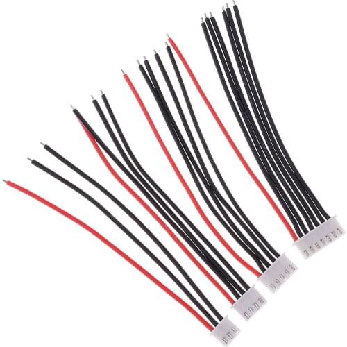 10Pc JST-XH Connector 2-6S Imax B6 Balance Charger Silicon Cable Wire Parts Accessory