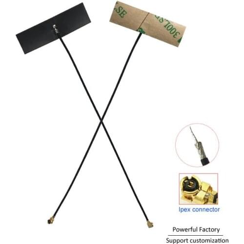 Ipex connector 5dBi whip internal FPC 2.4ghz antenna wifi China made 10PCS / batch