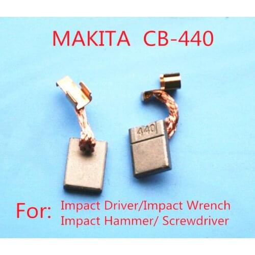 2 Pairs Replacement MAKITA 18v Impact Drill Wrench Carbon Brushes BDF446 BDF456 BHP446 BHP456 DHP456 DDF456 Tool Accessories