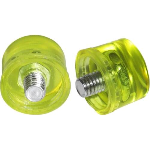 2pcs/lot 25mm Rubber Hammer Replaceable Hammer Head Double Faced Work Glazing Window Beads Hammer Nylon Head Mallet Tool