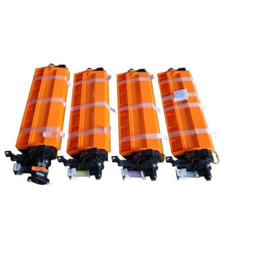 4Pcs Compatible for Konica Minolta Bizhub C284 C364 C224 C554 C454 C7822 Developer Unit DV512 DV-512 with Developer Iron Powder