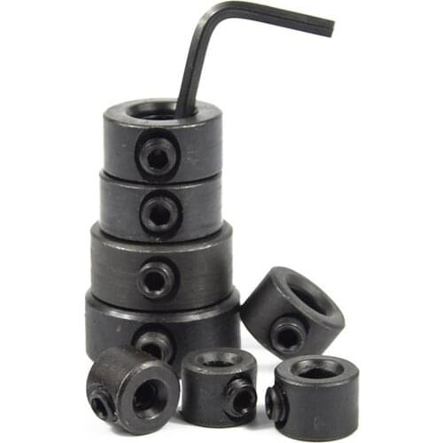 8Pcs/Set Woodworking Drill Locator Drill Bit Depth Stop Collars Ring Positioner Locator Positioner Drill Locator Wood Drill Bit
