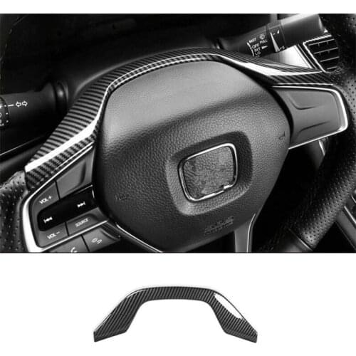 ABS Car Styling Steering Wheel Frame Trim Covers Sequins Sticker Interior Moulding For Honda Accord 10th 2018 2019 Accessories