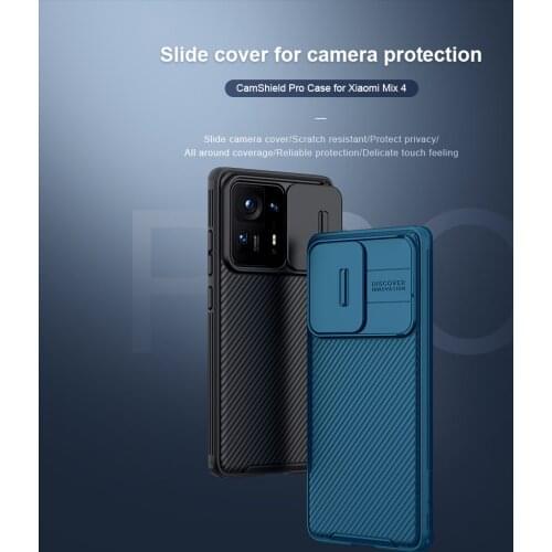 For Xiaomi Mi Mix 4 Case Original NILLKIN CamShield Pro Case Slide Camera Protector Hard Back Cover For Xiaomi Mi MIX 4