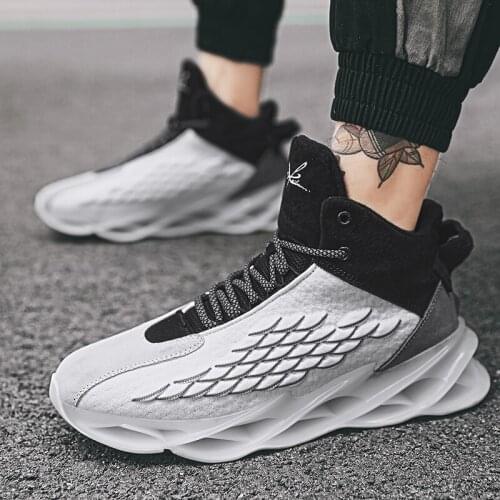 CIMIM Brand Men Fashion High Top Sneakers 2019 Big Size Outdoor Comfortable Casual Trend Shoes New Luxury Men Basketball Shoes