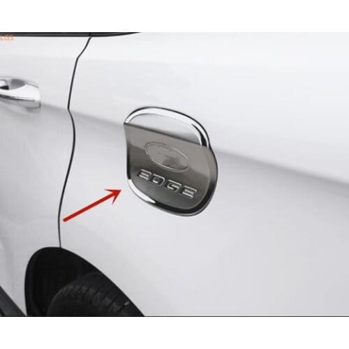For Ford EDGE 2015-2019 High-quality stainless Fuel tank cover board Fuel tank cap sticker Scratch protection Car styling