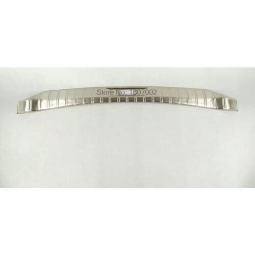 For NISSAN MAXIMA 2016 Stainless Steel Rear Trunk Inner Bumper Pedal Sill Car Interior Accessories