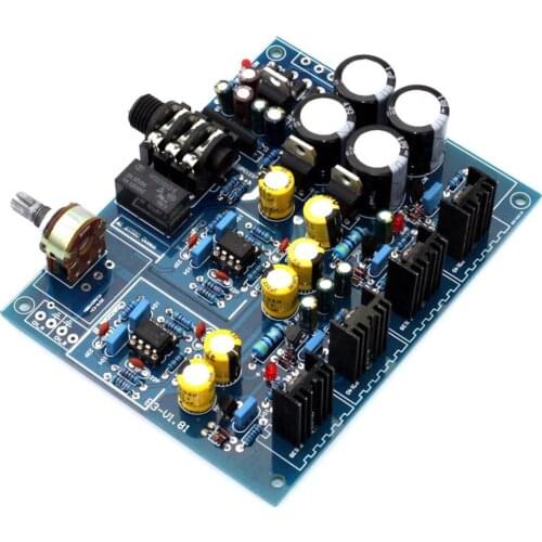 E3 Headphone Amplifier AMP BD139 BD140 NE5532 3300UF*4 Board YJ0048