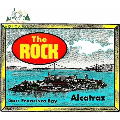 EARLFAMILY 13cm x 9.8cm for The Rock Alcatraz San Francisco Travel Car Stickers Laptop Decal Motorcycle Scratch-Proof Decoration